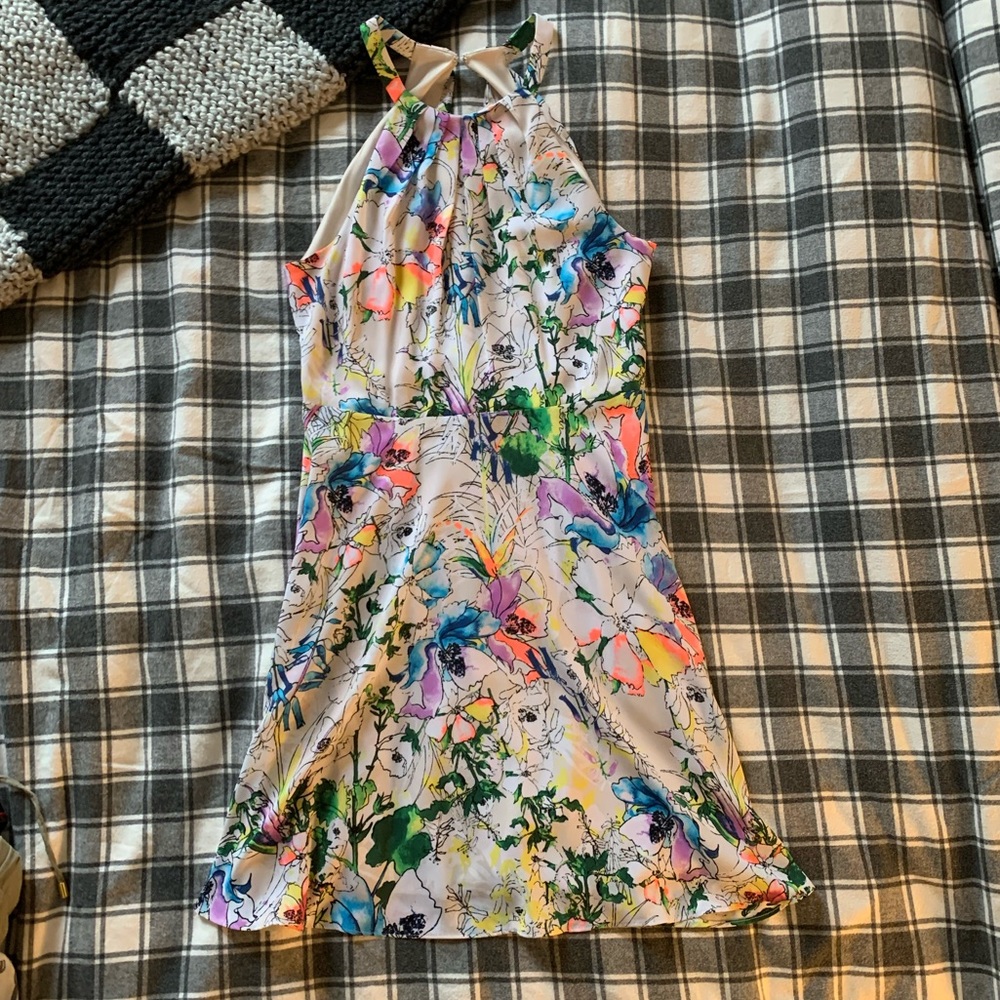 Express Floral Mini Dress